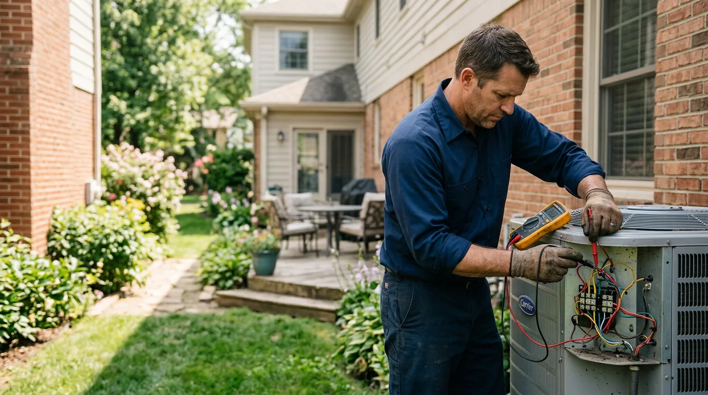 HVAC technician working near Freeman, WV